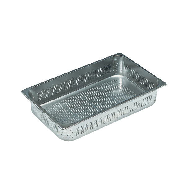 GenWare Stainless Steel Gastronorm Rack with 6x 1/6 100MM Deep Pans & Lids 